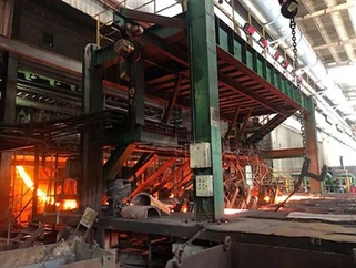 Plieno liejimo mašina